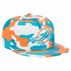 Miami Dolphins New Era 59FIFTY Fitted Hat - Orange/Aqua - NFL