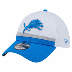 Detroit Lions New Era Dashmark Rays 39THIRTY Flex Hat - White/Blue - NFL