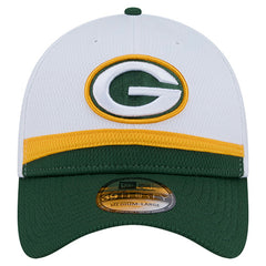 Green Bay Packers New Era Dashmark Rays 39THIRTY Flex Hat - White/Green - NFL