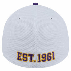 Minnesota Vikings New Era Dashmark Rays 39THIRTY Flex Hat - White/Purple - NFL
