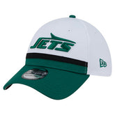 New York Jets New Era Dashmark Rays 39THIRTY Flex Hat - White/Green - NFL