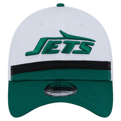 New York Jets New Era Dashmark Rays 39THIRTY Flex Hat - White/Green - NFL
