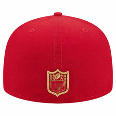 San Francisco 49ers New Era Group Chat 59FIFTY Fitted Hat - Scarlet - NFL