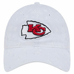 Kansas City Chiefs New Era Women's Floral 9TWENTY Adjustable Hat - White - NFL