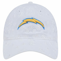 Los Angeles Chargers New Era Women's Floral 9TWENTY Adjustable Hat - White - NFL