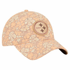 Pittsburgh Steelers New Era Women's Floral 9TWENTY Adjustable Hat - Tan - NFL