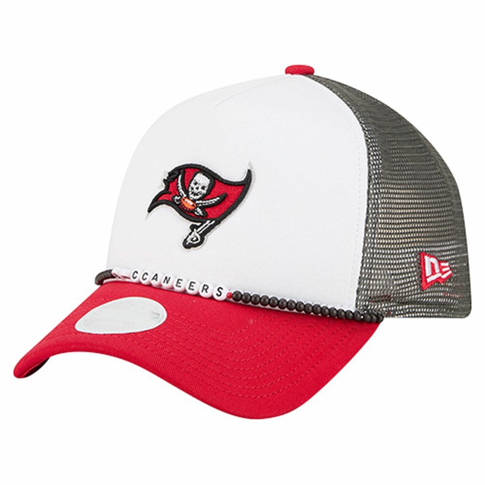 Tampa Bay Buccaneers New Era Women's Friendship Bracelet 9FORTY Adjustable Hat - White/Red - NFL