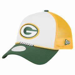 Green Bay Packers New Era Women's Friendship Bracelet 9FORTY Adjustable Hat - White/Green - NFL