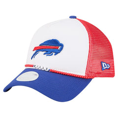 Buffalo Bills New Era Women's Friendship Bracelet 9FORTY Adjustable Hat - White/Royal - NFL