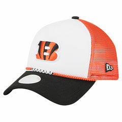 Cincinnati Bengals New Era Women's Friendship Bracelet 9FORTY Adjustable Hat - White/Black - NFL