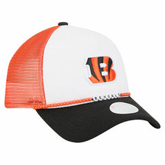 Cincinnati Bengals New Era Women's Friendship Bracelet 9FORTY Adjustable Hat - White/Black - NFL