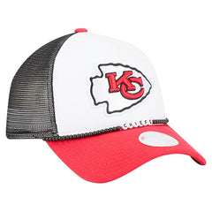 Kansas City Chiefs New Era Women's Friendship Bracelet 9FORTY Adjustable Hat - White/Red - NFL