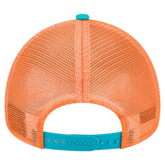 Miami Dolphins New Era Women's Friendship Bracelet 9FORTY Adjustable Hat - White/Aqua - NFL