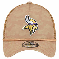 Minnesota Vikings New Era Wheat Camo 9FORTY Adjustable Hat - Tan - NFL