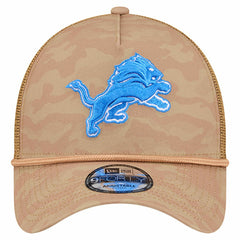 Detroit Lions New Era Wheat Camo 9FORTY Adjustable Hat - Tan - NFL