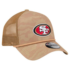 San Francisco 49ers New Era Wheat Camo 9FORTY Adjustable Hat - Tan - NFL