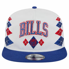Buffalo Bills New Era Argyle 19TWENTY Adjustable Hat - White - NFL