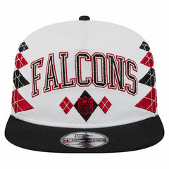 Atlanta Falcons New Era Argyle 19TWENTY Adjustable Hat - White - NFL