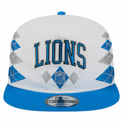 Detroit Lions New Era Argyle 19TWENTY Adjustable Hat - White - NFL