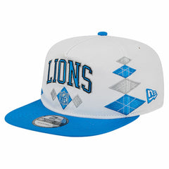 Detroit Lions New Era Argyle 19TWENTY Adjustable Hat - White - NFL