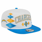 Los Angeles Chargers New Era Argyle 19TWENTY Adjustable Hat - White - NFL