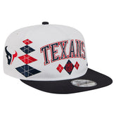 Houston Texans New Era Argyle 19TWENTY Adjustable Hat - White - NFL