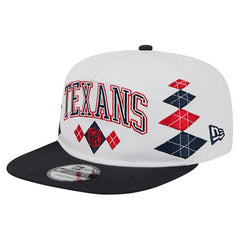 Houston Texans New Era Argyle 19TWENTY Adjustable Hat - White - NFL