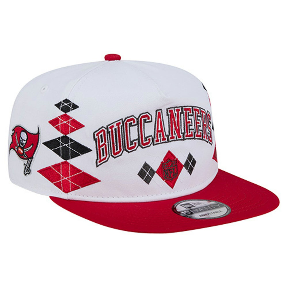 Tampa Bay Buccaneers New Era Argyle 19TWENTY Adjustable Hat - White - NFL