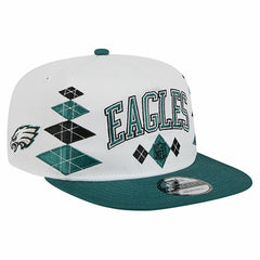 Philadelphia Eagles New Era Argyle 19TWENTY Adjustable Hat - White - NFL
