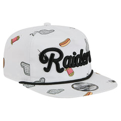 Las Vegas Raiders New Era Team Cheer 19TWENTY Snapback Hat - White - NFL