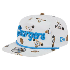 Los Angeles Chargers New Era Team Cheer 19TWENTY Snapback Hat - White - NFL