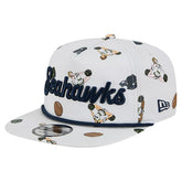 Seattle Seahawks New Era Team Cheer 19TWENTY Snapback Hat - White - NFL