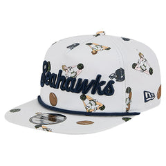 Seattle Seahawks New Era Team Cheer 19TWENTY Snapback Hat - White - NFL