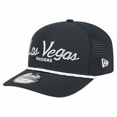 Las Vegas Raiders New Era Script 9SEVENTY Adjustable Hat - Black - NFL