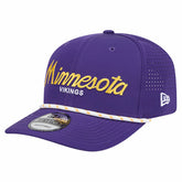 Minnesota Vikings New Era Script 9SEVENTY Adjustable Hat - Purple - NFL