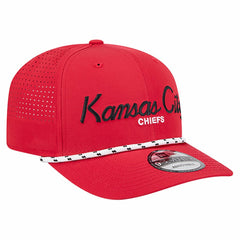 Kansas City Chiefs New Era Script 9SEVENTY Adjustable Hat - Red - NFL