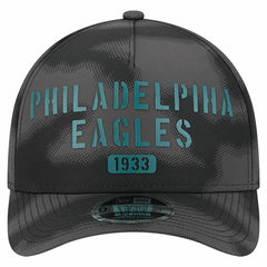 Philadelphia Eagles New Era Halftone Camo 9FORTY Hat - Gray - NFL