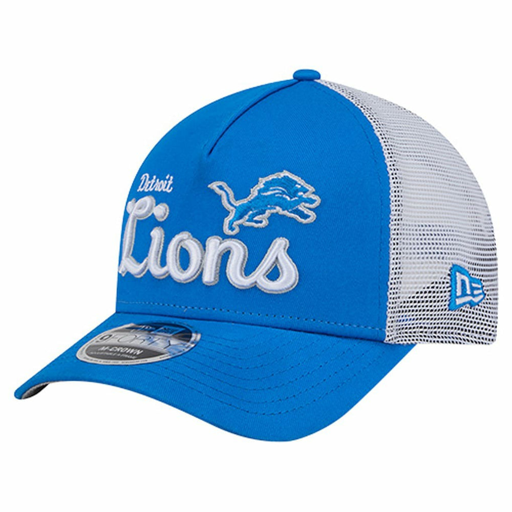 Detroit Lions New Era Side Lines 9FORTY Adjustable Hat - Blue - NFL