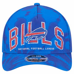 Buffalo Bills New Era Tie Dye Fade 9Forty M-Crown A-Frame Adjustable Hat - Royal - NFL