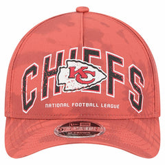Kansas City Chiefs New Era Tie Dye Fade 9Forty M-Crown A-Frame Adjustable Hat - Red - NFL