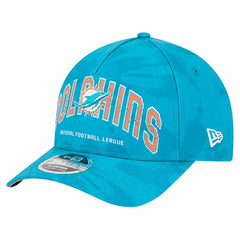 Miami Dolphins New Era Tie Dye Fade 9Forty M-Crown A-Frame Adjustable Hat - Aqua - NFL