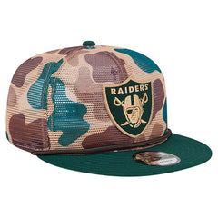 Las Vegas Raiders New Era Duck Camo 9FIFTY Snapback Hat - Camo - NFL