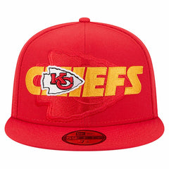 Kansas City Chiefs New Era Overlap Wordmark 59FIFTY Fitted Hat - Red - NFL