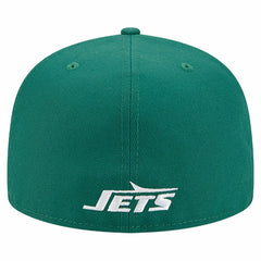 New York Jets New Era Overlap Wordmark 59FIFTY Fitted Hat - Green - NFL