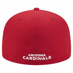 Arizona Cardinals New Era Overlap Wordmark 59FIFTY Fitted Hat - Cardinal - NFL