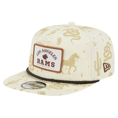 Los Angeles Rams New Era Desert Rose 19TWENTY Adjustable Hat - Cream - NFL
