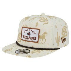 Houston Texans New Era Desert Rose 19TWENTY Adjustable Hat - Cream - NFL