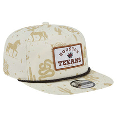 Houston Texans New Era Desert Rose 19TWENTY Adjustable Hat - Cream - NFL