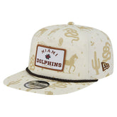 Miami Dolphins New Era Desert Rose 19TWENTY Adjustable Hat - Cream - NFL