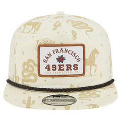 San Francisco 49ers New Era Desert Rose 19TWENTY Adjustable Hat - Cream - NFL